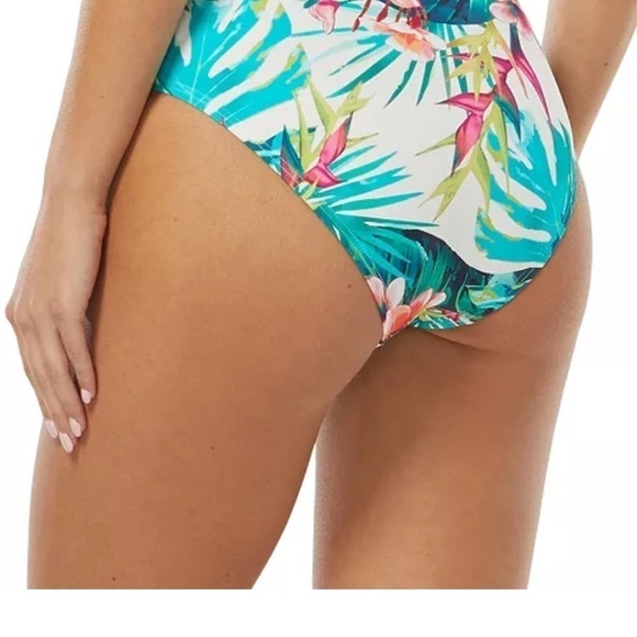 VINCE CAMUTO Women's Drawstring High-Leg Bikini Bottoms M swimsuit swimwear - Picture 7 of 13